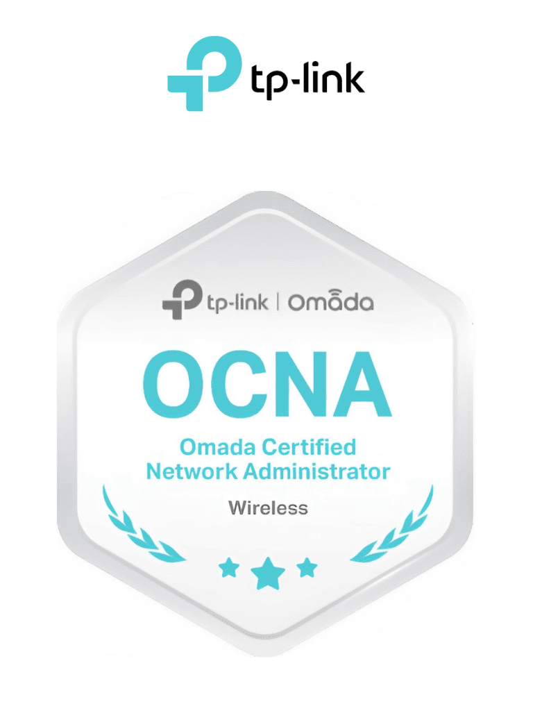 TP-LINK - OCNA (Omada Certified Network Administrador)  WIRELESS - Capacitación para la certificación de la solución Omada , Incluye Controlador, Puntos de Acceso, Switch y Router.