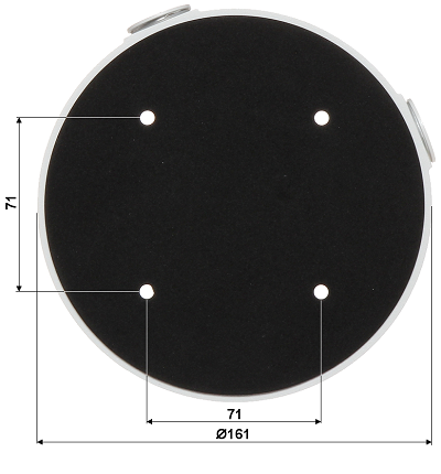 DAHUA PFA138 - Caja de Conexiones compatible con Series HDBW1/ Incluidos HDBW3231/3802E-Z/ HDBW5231/5431/5631/5831E-Z5E, HDB5331E, HDBW5331E, HDBW8242E-Z4FD, HDBW8242E-Z4FR/5231/5431/5631/5831E-ZE