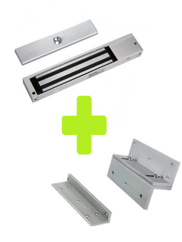 ZKTECO LM200LEDPAK - Paquete de contrachapa magnética con indicador LED de 200 kg, cuenta con entradas para conexión de sensor de puerta , voltaje de 12VDC incluye soporte LM200ZL en ZL para instalación — ZKTeco · SKU ZKT0850004