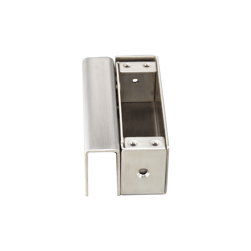 YLI BBK600 - Soporte especial para cerraduras de perno modelo YB300 para Instalación en puertas de vidrio / Aluminio
