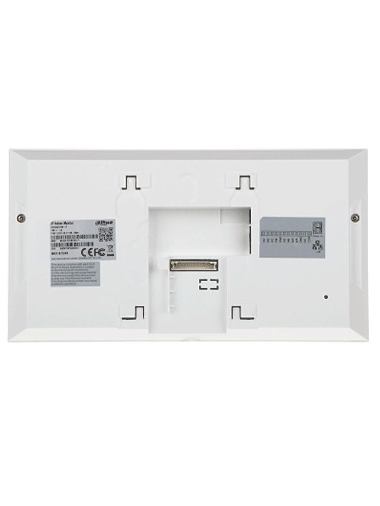 DAHUA VTH2421FW-P - Monitor IP de 7" Serie Pro con pantalla táctil, 8GB de memoria, PoE estándar, ranura MicroSD, admite 9 monitores adicionales, llamada grupal, videos, mensajes y 6 entradas/salidas de alarma