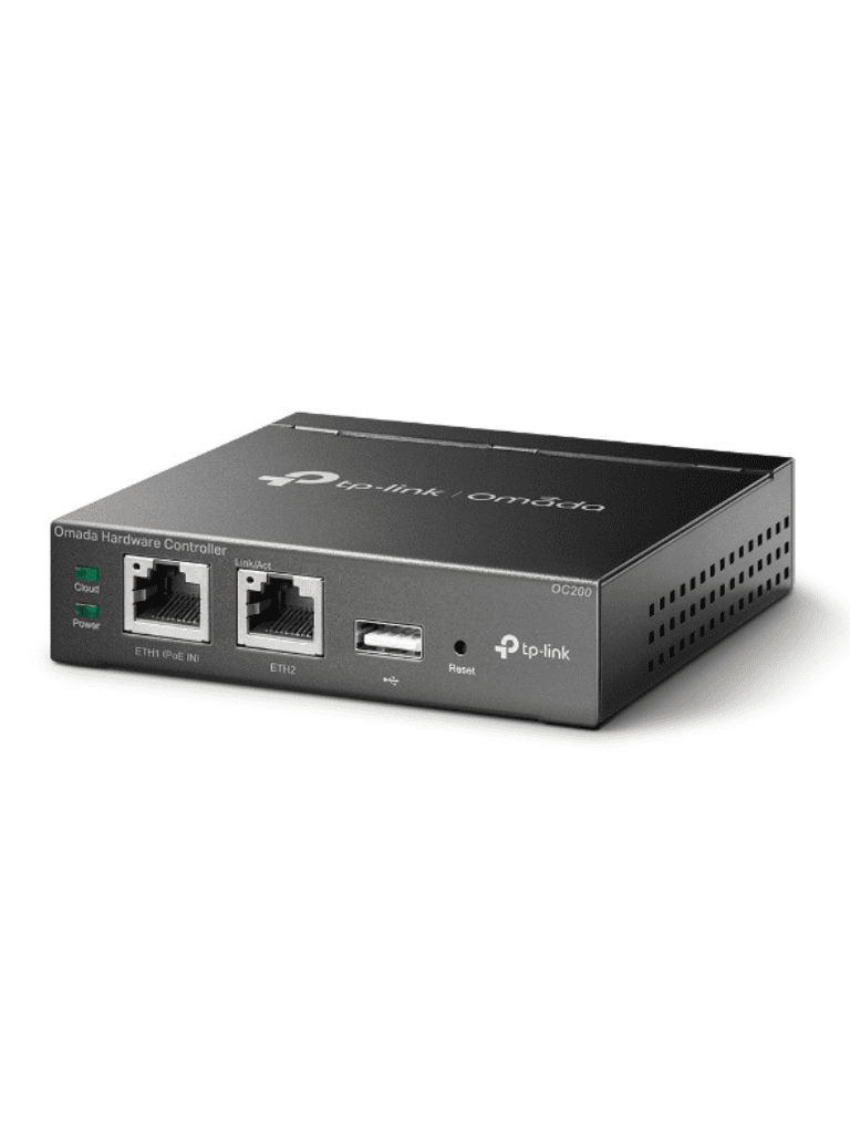 TP-LINK OC200 -  Controladora Omada para gestionar hasta 100 equipos Omada. Gestión desde la nube gratuita, actualizaciones masivas. 2 puertos Gigabit con PoE af/at. Versión Hadware 1.0