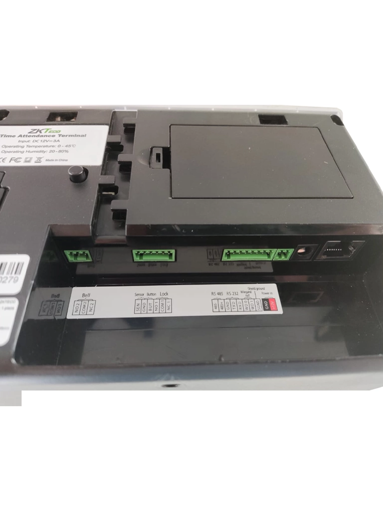 ZKTECO G3PRO -Control de Asistencia y Acceso con Autenticación Facial (12000 Rostros), Huella Digital BioID+ (20000), Tarjeta ID 125 KHz (20000), Verificación Palma (6000), Registro de 200,000 Eventos, Green Label y TCP/IP