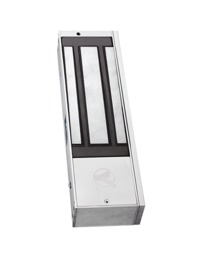 YLI YM750TPACK - Paquete de Cerradura Magnética YM750TLED con Soporte ZL MBK750ZL / Fuerza de Sujeción 750 Kg, 1500LB / Voltaje dual 12v/24VDC