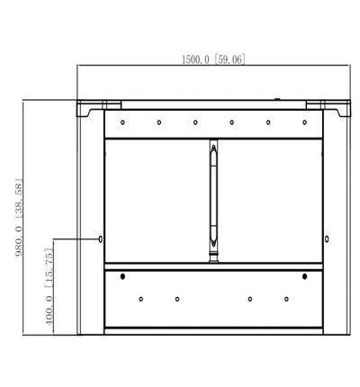 DAHUA ASGB511H-R - Swing Barrier Derecha para exterior/ Un carril/ Motor Electrico CD/ Acero Inoxidable/ Puerto RS232/ Soporta Conteo de Entrada y Salida/ 20personas x minuto/ Entrada de Alarma de Incendio para desbloqueo/
