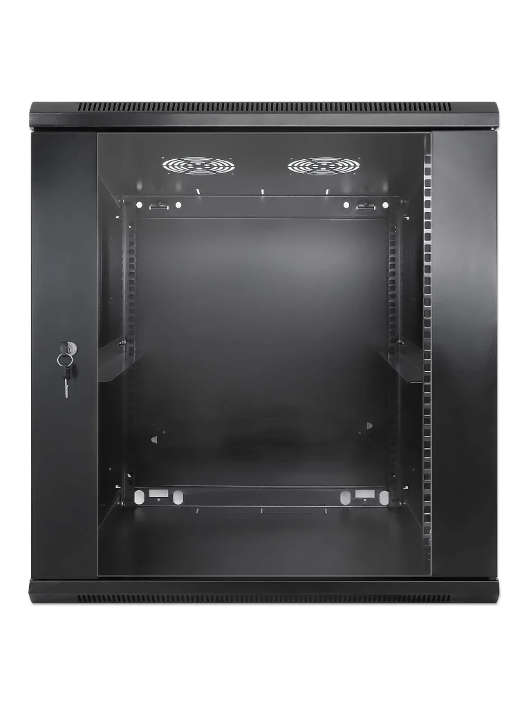 INTELLINET - 712088 - Gabinete mural de 19", 12U, Ensamblado / 12U, 600 mm de profundidad, Ensamblado, negro