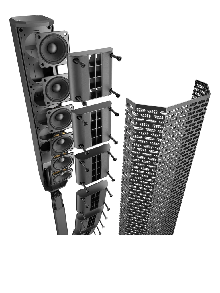 ElectroVoice M_EVOLVE30MUS - Sistema Amplificado de Columna EVOLVE 30M 8CH / Bluetooth / Columna 6x2.8" / Subwoofer 10" / Negro