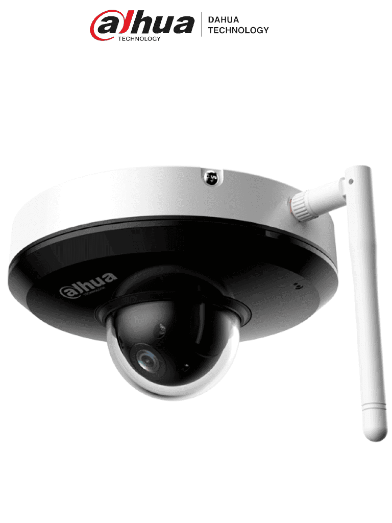 DAHUA SD1A204DB-GNY-W - Camara IP PTZ WiFi De 2 Megapixeles/ Zoom Optico 4X/ Antivandalica/ Luz IR de 20 Metros/ Microfono Integrado/ Ranura para MicroSD/ Face Detection/ SMD 3.0/ Protección IP66/IK08/ — Dahua Technology · SKU DHT0060097