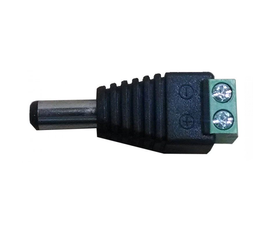 SAXXON PSUBR12B - Bolsa de 10 conectores macho / Para fuente de poder / Bloque para atornillar positivo y negativo
