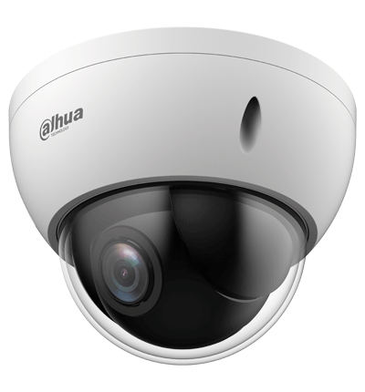 DAHUA SD22204DB-GNY - Cámara IP PTZ de 2 MP / WizSense/ 4x de Zoom óptico/ Starlight / Detección facial/ SMD 3.0/ Antivandálica IK10/ Exterior IP66/  Protección perimetral / Ranura para MicroSD/ PoE/