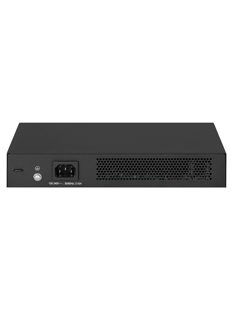 DAHUA DH-AS4300-8GT2GF- Switch Gigabit administrable de capa 2 con 8 puertos10/100/1000 Base-T y2 ranuras SFP d 1Gbps. Ofrece una capacidad de switching de 20Gbps y viene con una robusta carcasa metálica, ideal para redes de alto rendimiento