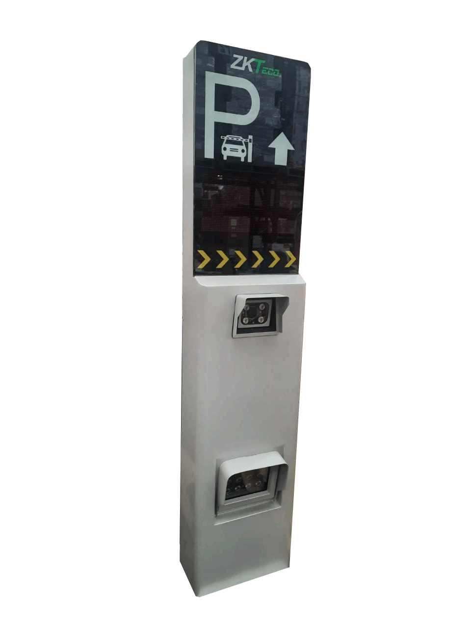 ZKTECO LPRS4000 - Cámara de Reconocimiento de Placas / Semáforo / Administración de Residentes y Visitantes / Reconoce la Placa a una distancia de 2 hasta 10 Metros / Pantalla Led Configurable / Requiere Licencia de Estacionamiento de Biosecurity