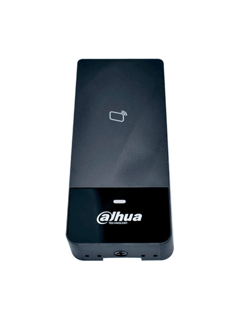 DAHUA ASR1200E-D - Lectora de tarjetas  ID 125 Khz / Para exteriores / IP66 / Conexion  Wiegand o  RS485 / Indicador de luz y sonido