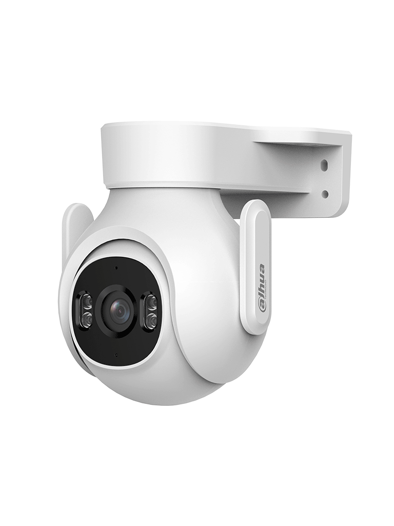 DAHUA DH-P3B-PV- Cámara IP PT WiFi de 3 Megapíxeles con audio bidireccional (micrófono y altavoz), sirena de 110 dB, WiFi 6, detección de personas y vehículos, IP65 y ranura MicroSD.