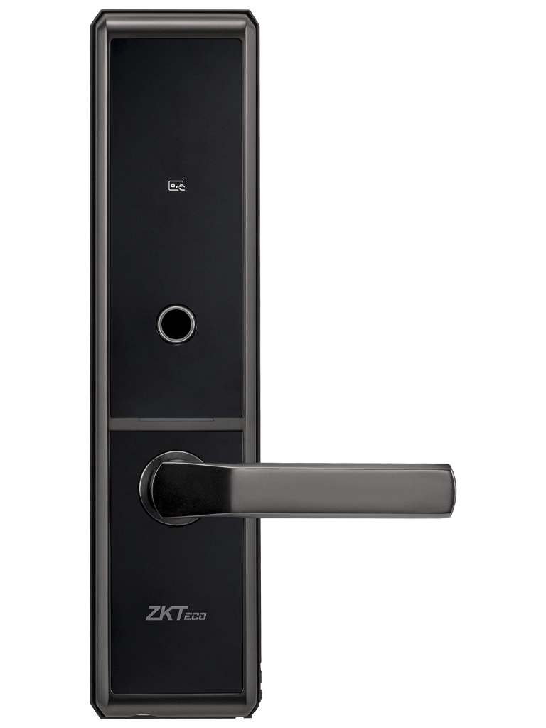 ZKTECO TL300B - Cerradura Inteligente con Bluetooth, Capacidad para 100 Huellas Dactilares, 100 Tarjetas y 100 Contraseñas, Compatible con Puertas Izquierdas y Derechas