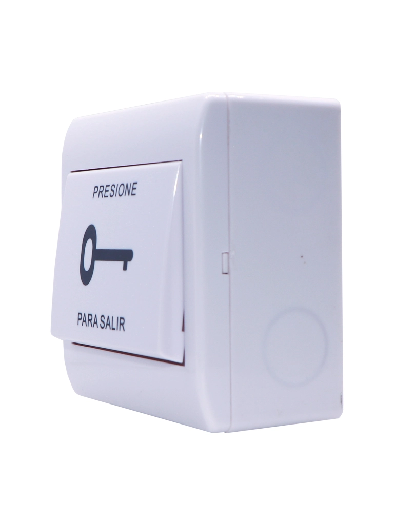 YLI PBK812PAK - Paquete con Botón de Salida Mecánico y Caja de Montaje Plástica para Instalación Segura
