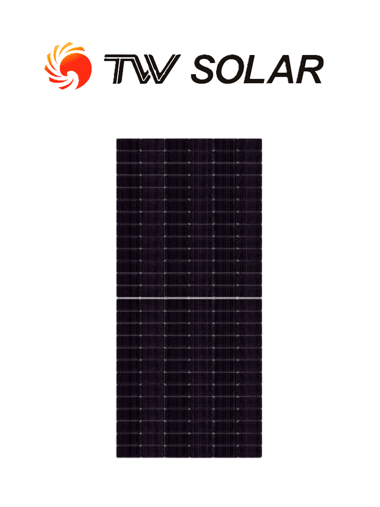 TW SOLAR TWMND - N-type Half-cell  Bifacial Module  - Módulo Solar 615W / Marco de aleación de aluminio anodizado / 132 Celdas / Capa Antireflejo / Protección IP68