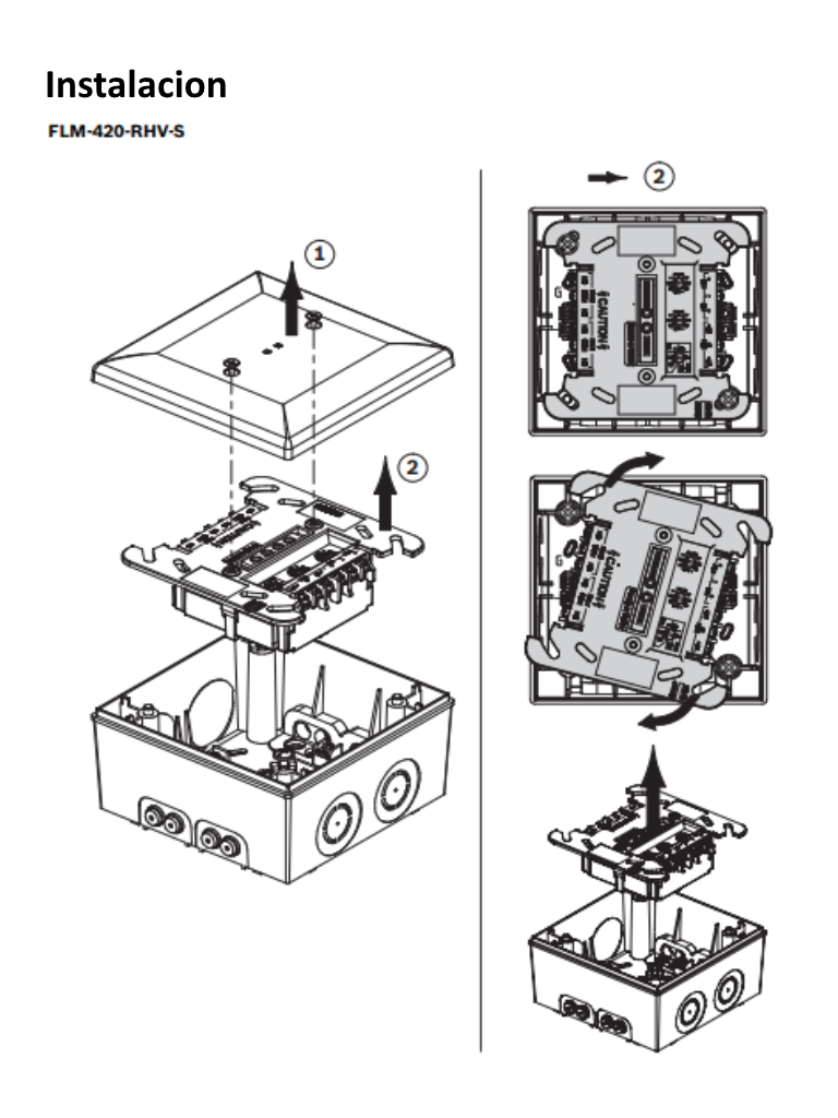 BOSCH F_FLM420RHVS - Modulo de dos reles de alta tension / Compatible panel 5000