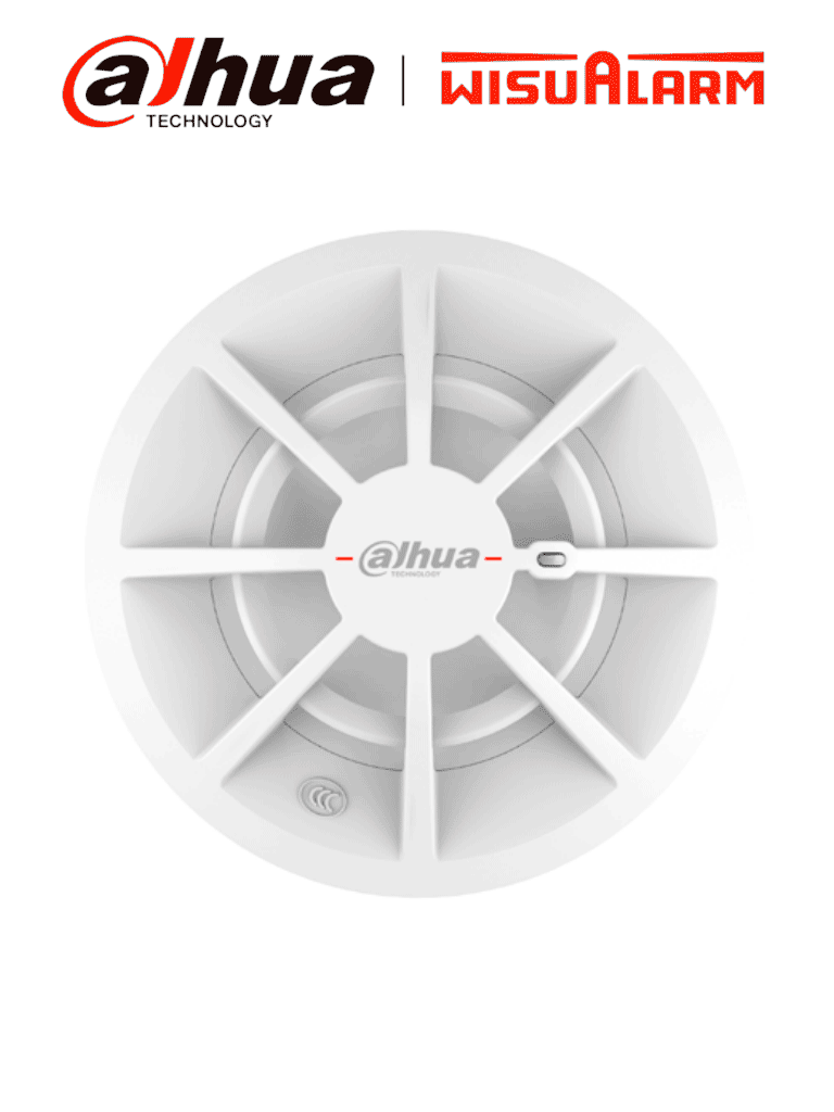 DAHUA WISUALARM DHI-HY-C132 - Detector Convencional de Calor de 2 hilos que utiliza un algoritmo avanzado para detectar cambios de temperatura diferencial, cumpliendo con los estándares EN54 y pruebas EMC,