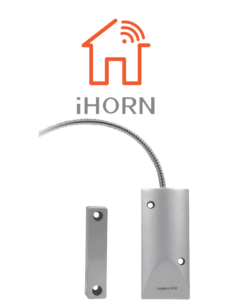 IHORN HO03I - Sensor Magnético de Cortina Metálico /NC  compatible con paneles IHORN / RISCO / DSC / BOSCH .