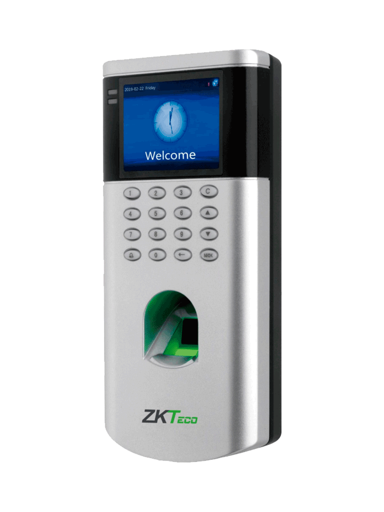 ZKTECO LF10KIT - Control de Acceso para una Puerta / 1500 Usuarios / Incluye Electro-Imán / Botón de Salida / Montaje Tipo U para Puerta de Metal, Madera y Cristal con marco / 10 Tarjetas RFID 125 Khz