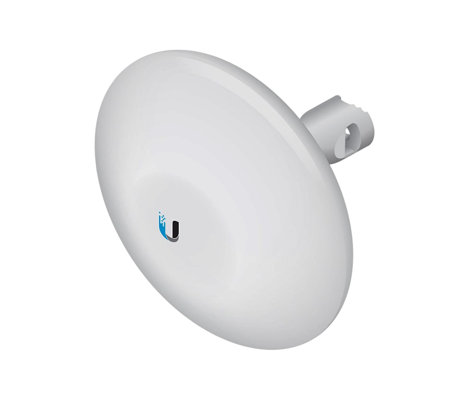 UBIQUITI NANOBEAM AC NBE-5AC-GEN2 - Radio Airmax AC GEN2 5.8GHz para exteriores con antena integrada de 19 dBi, MIMO, potencia de 26 dBm y rendimiento de hasta 450 Mbps.