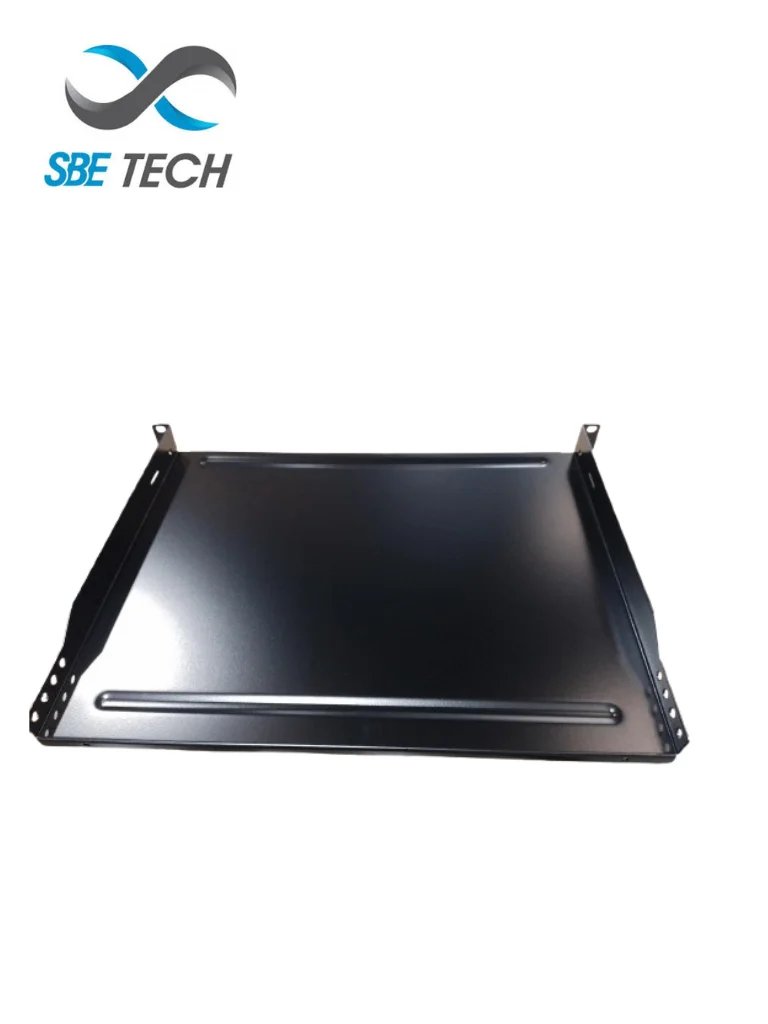 SBE TECH  C19141U -  Charola para rack fija de 19 pulgadas de ancho  x 35.56 cm profundidad / 1UR / Color negro