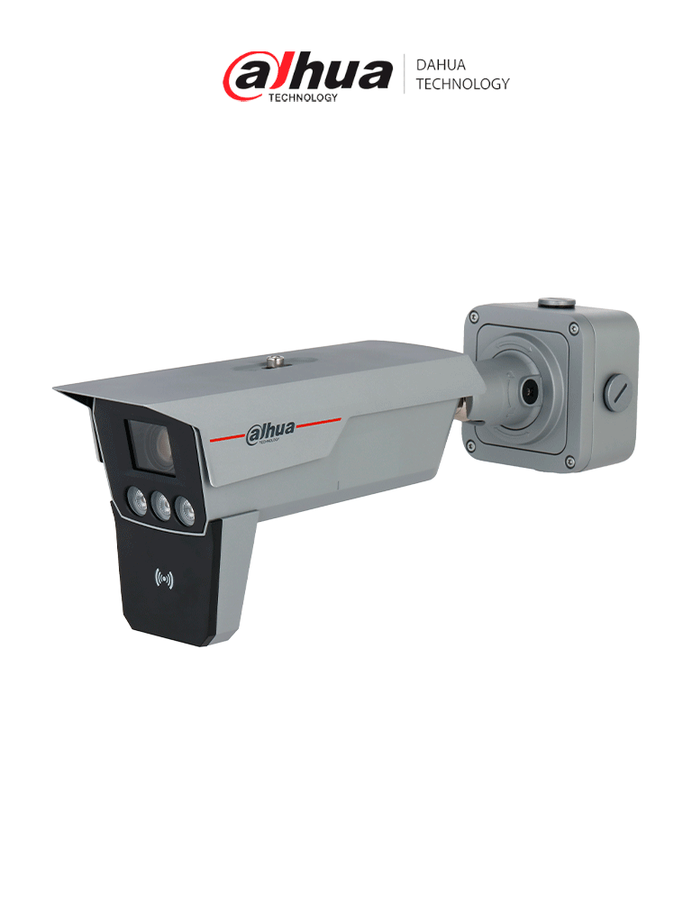 DAHUA DHI-ITC831-KW4F -Cámara IP LPR 8MP/ Trafico Inteligente/ Radar de velocidad/ Captura de Placas/ Captura 180km/ Desempañado inteligente/ detección de vehículos / Lente motorizado 8-32 mm/Iluminación 23-30 m/ WDR/ P68/IK10/