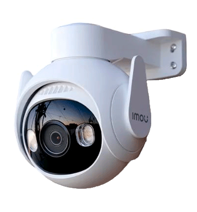IMOU Cruiser 2 2k (IPC-GS7EN-3M0WE) - Cámara IP PT WiFi de 3MP, Full Color, con IMOU SENSE, audio bidireccional, sirena de 110dB, seguimiento inteligente, detección avanzada, IP66 y ranura MicroSD
