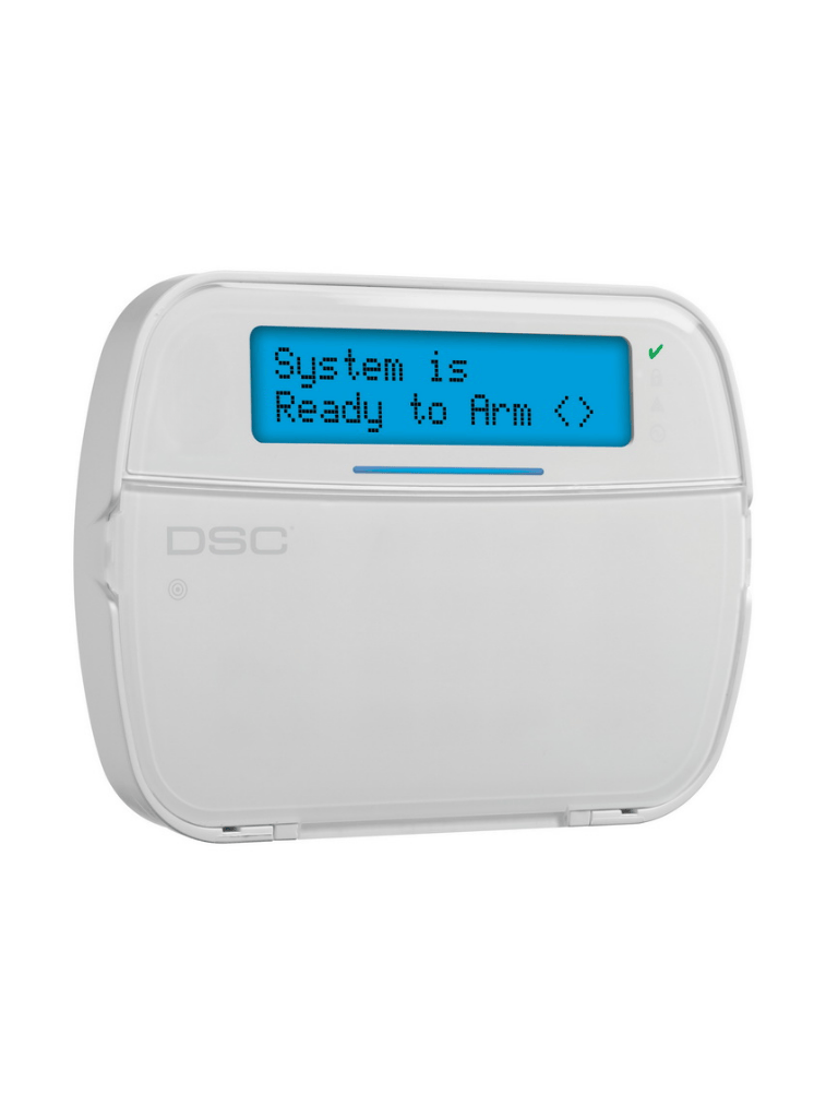 DSC HS2LCDWFP9 - Teclado LCD Alfanumérico  Inalámbrico  PowerG  con credencial de proximidad compatible con NEO