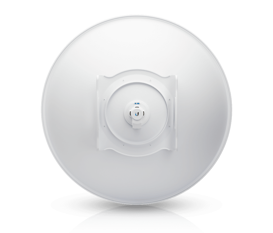 UBIQUITI KIT PTP PBE-5AC-620 - Kit de 2 piezas para enlace PTP en banda de 5 GHz con antena integrada de 29 dBi y tecnología airMAX AC, rendimiento superior a 450 Mbps, baja latencia y alta estabilidad para redes empresariales o ISP.