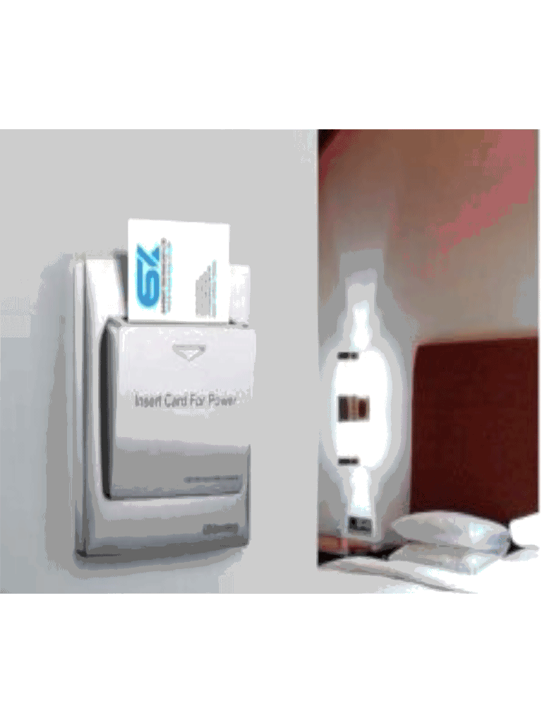 ZKTECO PSMMF - Módulo Inteligente de Ahorro de Energía MIFARE, Control de Energía para Habitaciones de Hotel, Operación Mediante Tarjetas Mifare
