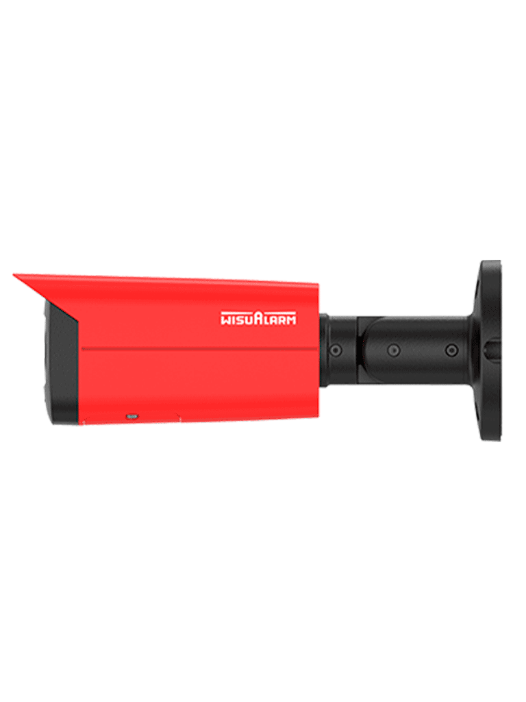 DAHUA WISUALARM HY-FT431LFP-Cámara IP Térmica Detección de Fuego de 4MP/Detector VOx de alta sensibilidad/ Detección Incendio, Alarma de Punto Frio y Caliente/ E&S de Alarma/Ranura de MicroSD, Micrófono,Bocina 70dB/IP67