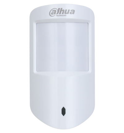 DAHUA DHI-ARD2231-W2 - Detector PIR inalámbrico, Doble tecnología: PIR y microondas, Inmunidad de mascotas, LED indicador, 3 niveles de sensibilidad, App DMSS, Frecuencia 433 MHz, Tecnología: AirShield, Compatible con HUB 1.0 y HUB 2.0