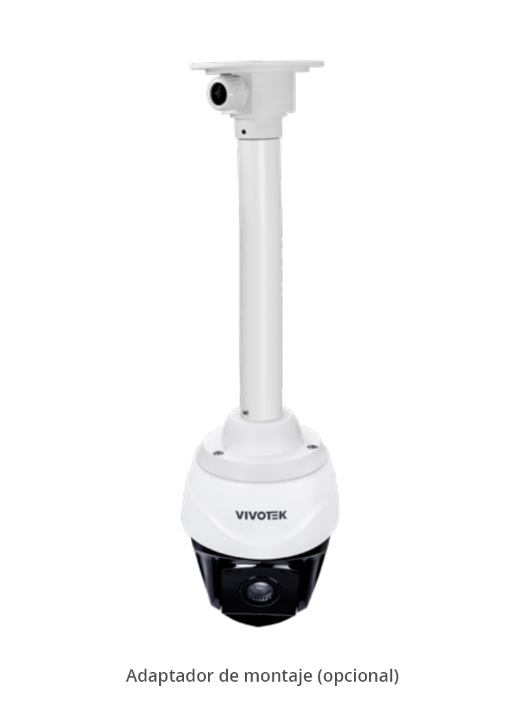VIVOTEK SD9368-EHL - Cámara IP PTZ Exterior de 2 MP, con Zoom Óptico 40x, también con Smart IR 250m, Protección Nema4X/IP66/IK10, EIS, WDR Pro, Smart Tracking y Ciberseguridad Trend Micro, certificado NDAA, ONVIF y Deep Search.