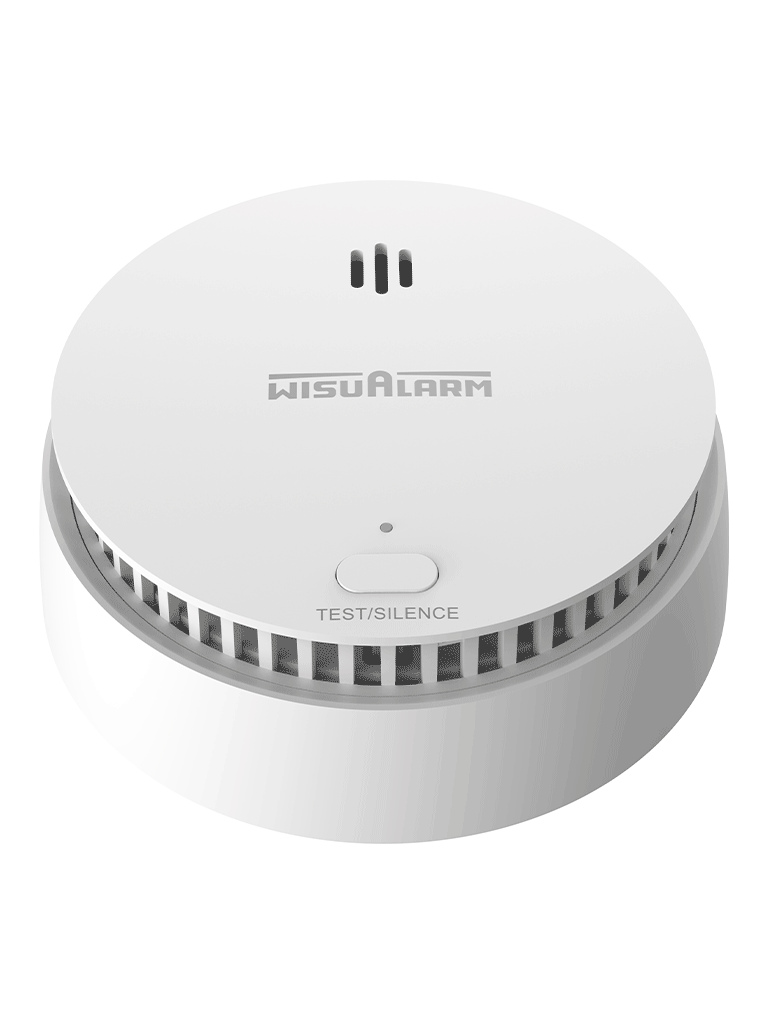 DAHUA WISUALARM DHI-HY-SA20B - Detector de Humo Standalone (Autonomo), Sensor Fotoeléctrico, Sonido de Alarma de 85dB, Alarma Visual y Audible, Durabilidad de Batería hasta 5 años, Certificaciones TÜV and CE,