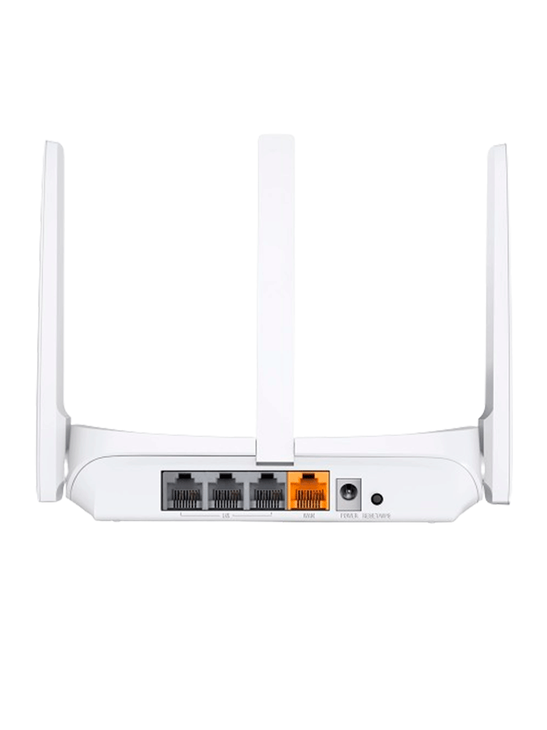 MERCUSYS MW306R - Router inalámbrico N de 2.4 GHz con velocidad de 300 Mbps, 1 puerto WAN 10/100 Mbps, 3 puertos LAN 10/100 Mbps y 3 antenas de 5 dBi. Compatible con IPTV e IPv6.