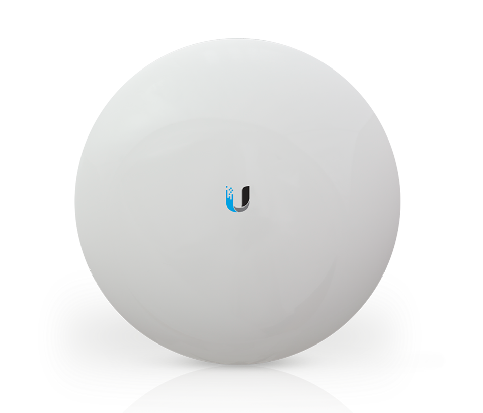 UBIQUITI NANOBEAM AC NBE-5AC-GEN2 - Radio Airmax AC GEN2 5.8GHz para exteriores con antena integrada de 19 dBi, MIMO, potencia de 26 dBm y rendimiento de hasta 450 Mbps.