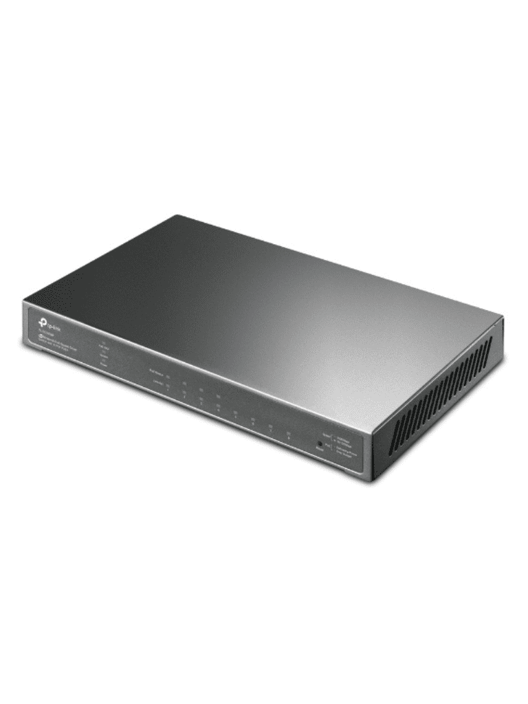 TP-LINK SG2008P - Switch administrable JetStream SDN PoE con 8 puertos 10/100/1000 Mbps, incluyendo 4 puertos PoE con un presupuesto total de 62W. Ofrece administración centralizada a través de OMADA SDN.