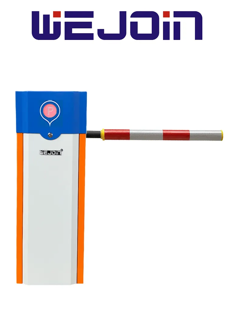 WEJOIN WJCB101VFHL14RCF - Barrera Vehicular Alto Flujo Izquierda 24VDC | Apertura 1s | Brazo 4m Fibra de Carbono | Sistema Abatible | Control de Acceso | Ideal Para Sistemas de Estacionamiento · SKU WJN0960071