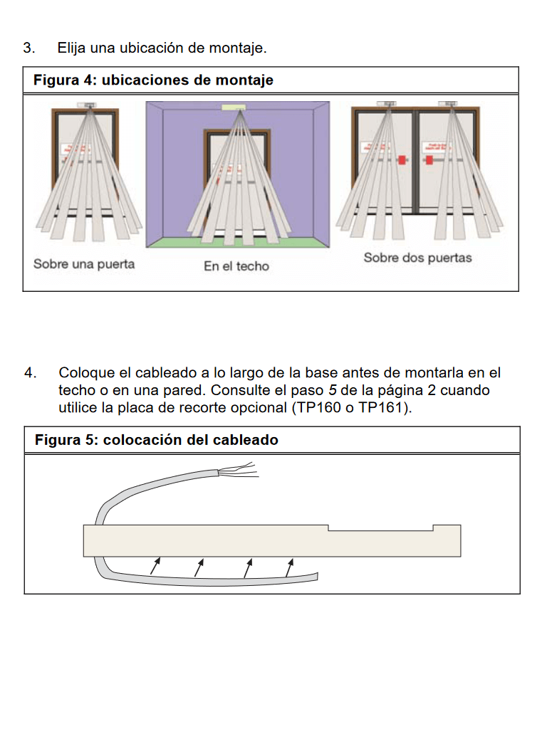 BOSCH I_DS161- DETECTOR DE SALIDA/ CONTROL DE PUERTAS CON ALERTA/ COBERTURA DE 2.4 X 3 MTS, COLOR NEGRO