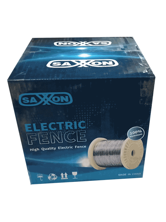 SAXXON ALUWIRE - Bobina de alambre de aluminio calibre 16 AGW / de 1.29 mm ideal para líneas de cerco eléctrico de Yonusa / Resistente a la corrosión, ideal para ambientes extremos / Hasta 500 mts lineales