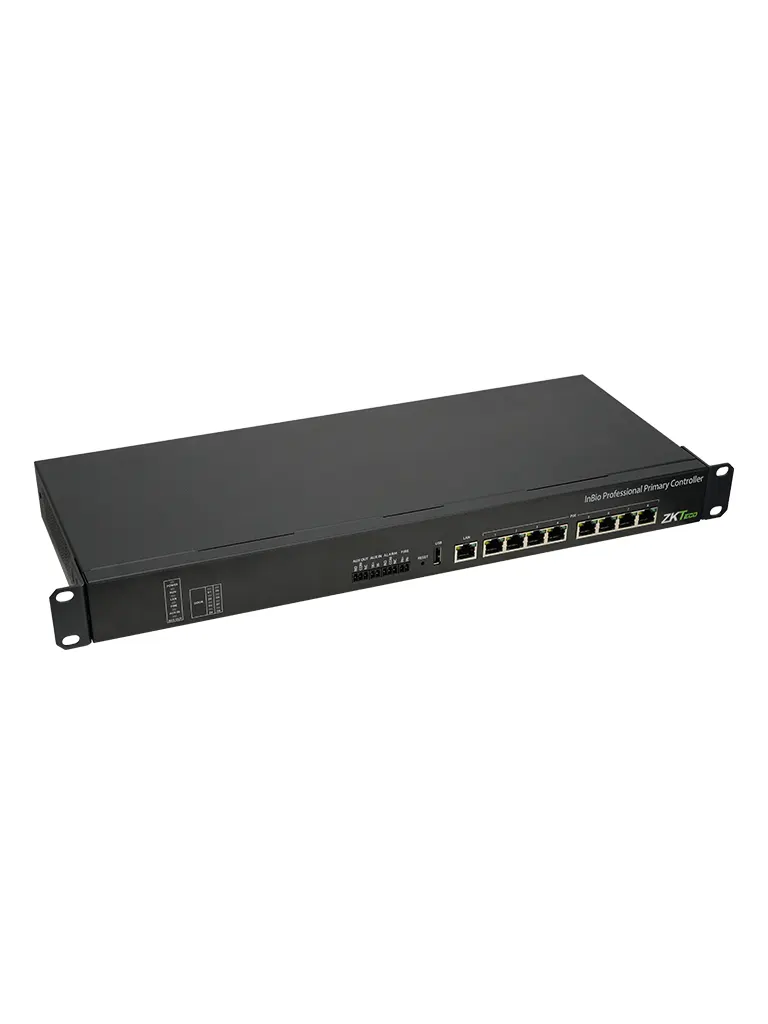 ZKTECO INBIOPC800 -  Control de acceso profesional PoE hasta 8 puertas / 4,000 huellas /  40,000 tarjetas RFID / 200,000 eventos /  Se requiere modulo DE10 para su funcionamiento ZKT0720026