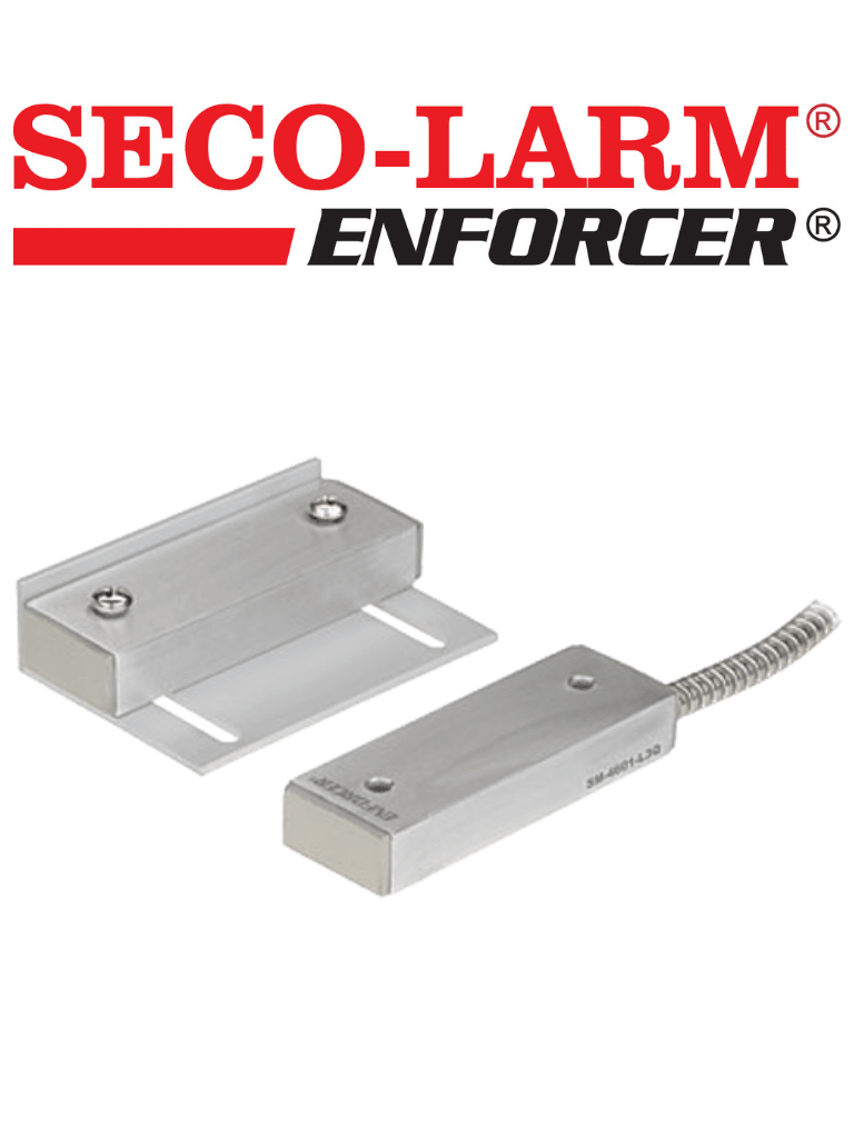 Seco-Larm SM-4601-L3Q - Contacto magnético industrial Compatible paneles DSC / RISCO / BOSCH