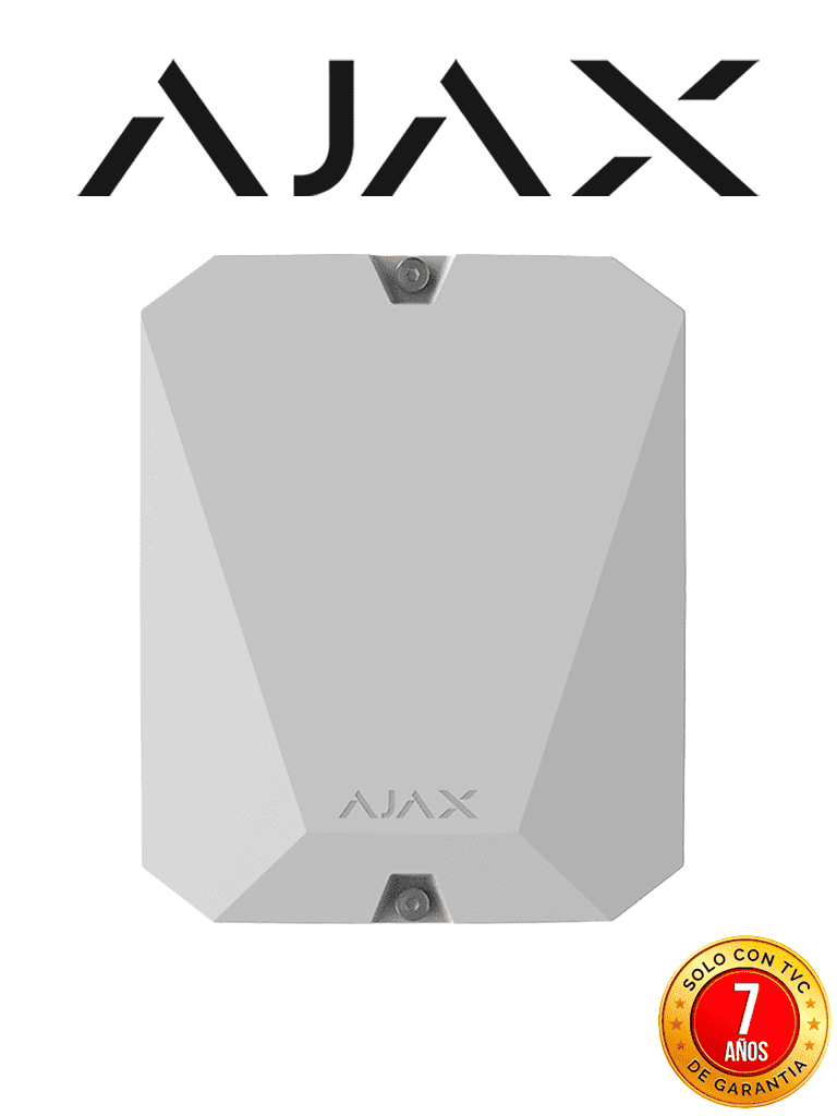 AJAX KIT HUB 4G MULTITRANSMITTER+RELAY - Panel de alarma Hub 4G conexión ETHERNET- 4G APP “AJAX PRO” iOS y Android , 1 MultiTransmitter y un Relé de baja tensión.