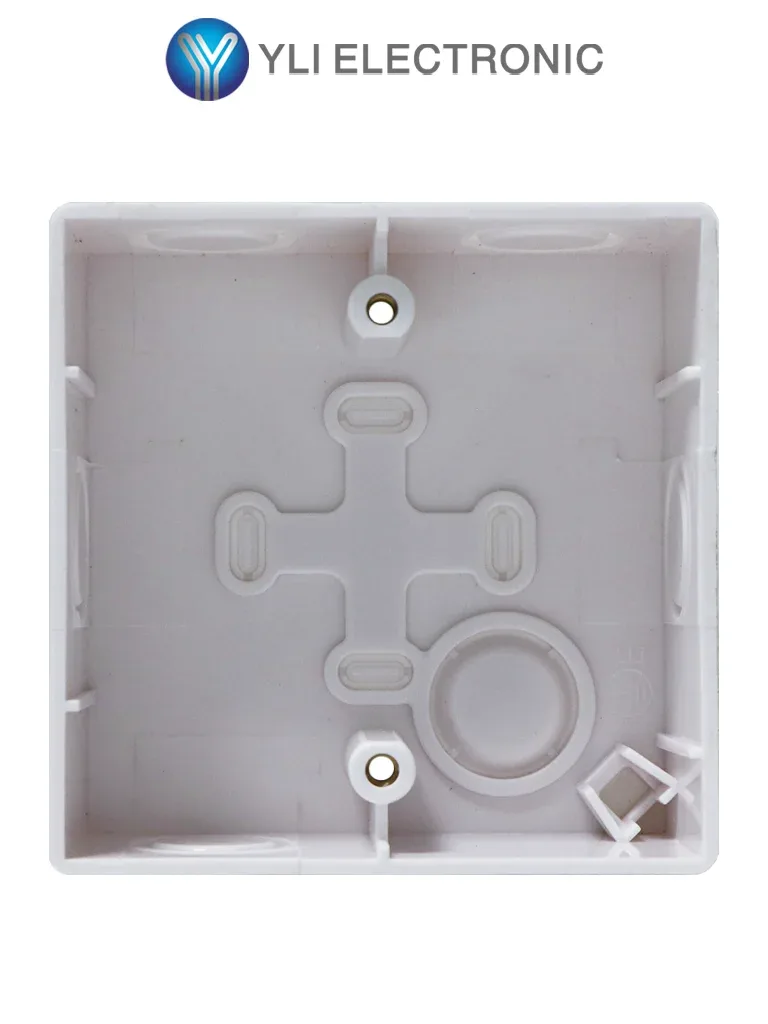 YLI MBB800BP - Caja de Montaje para Botón, Plástica, Forma Cuadrada — YLI ELECTRONIC · SKU 76008