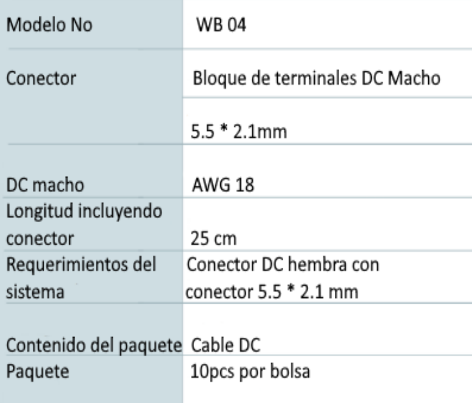 SAXXON PSUWB04 - Bolsa de 10 Conectores Macho para Alimentación de Camaras/ Cable Calibre 18 AWG/