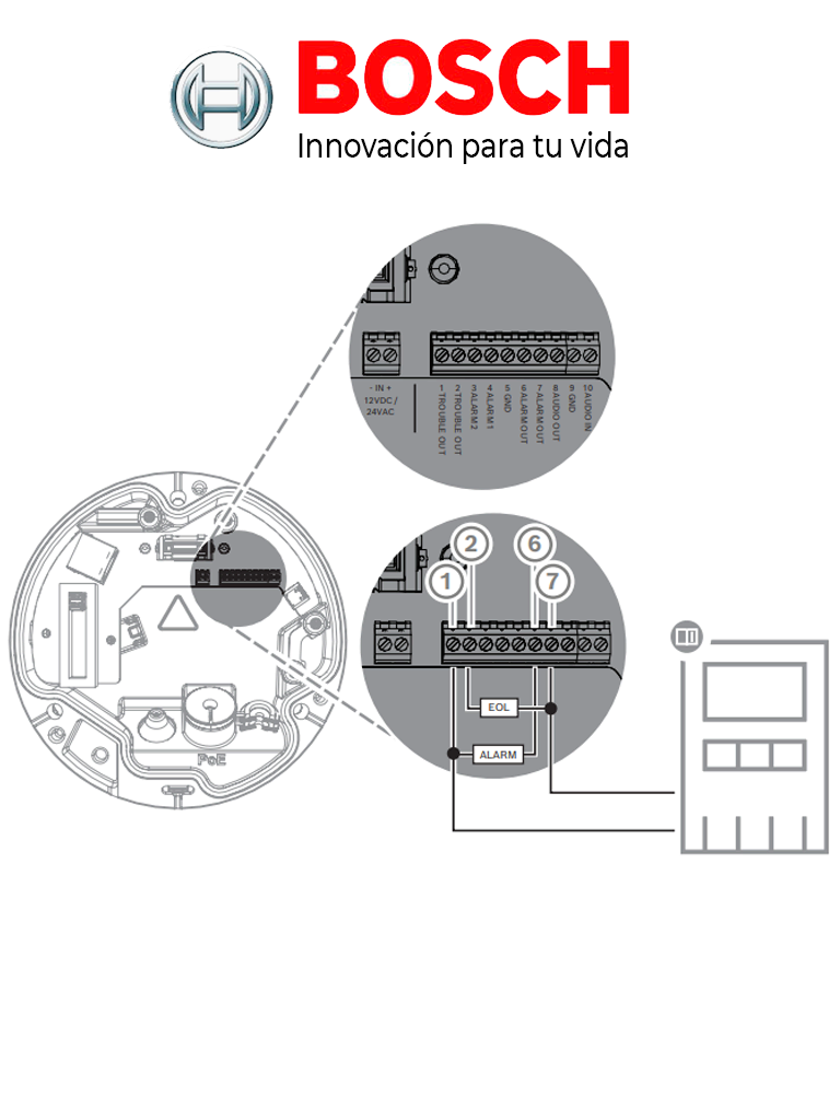 BOSCH F_FCS8000VFDI - AVIOTEC 8000i IR / Bullet 4MP / IP67 / Analíticos para detección de incendio