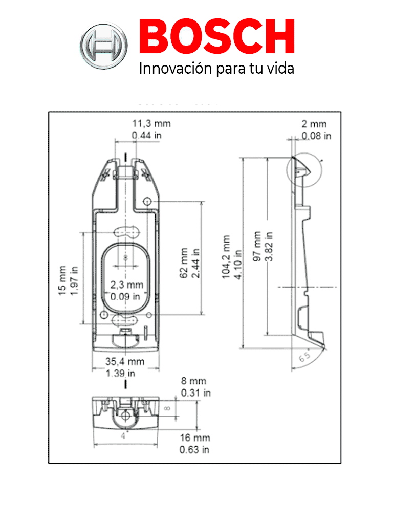 BOSCH A_ARC1R31B103B101A - Lector de Proximidad / Wiegand / Mullion