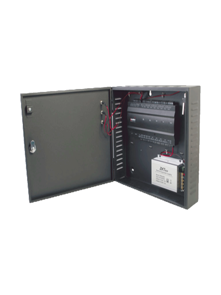 ZKTECO INBIO460B - Panel de Control de Acceso Profesional / 4 Puertas / con Gabinete y Fuente incluidos / 3 000 Huellas / PULL / Admite Biometría / Entradas y Salidas Auxiliares para Conexión de Semáforos o Sirenas — ZKTeco · SKU ZTA065010